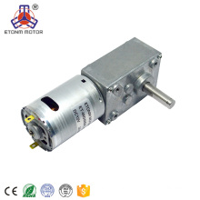 low noise small electric worm gear dc motor 24v